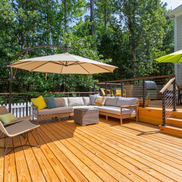Two-Tiered Deck Remodel in Chapel Hill