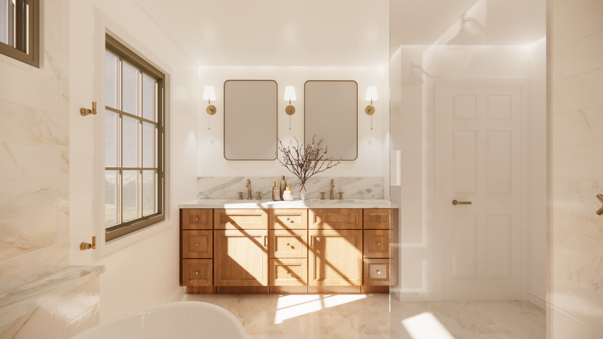 Sinqufield Bathroom Renderings